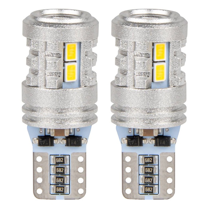 Комплект от 2 крушки T10 12-24V, 7 SMD