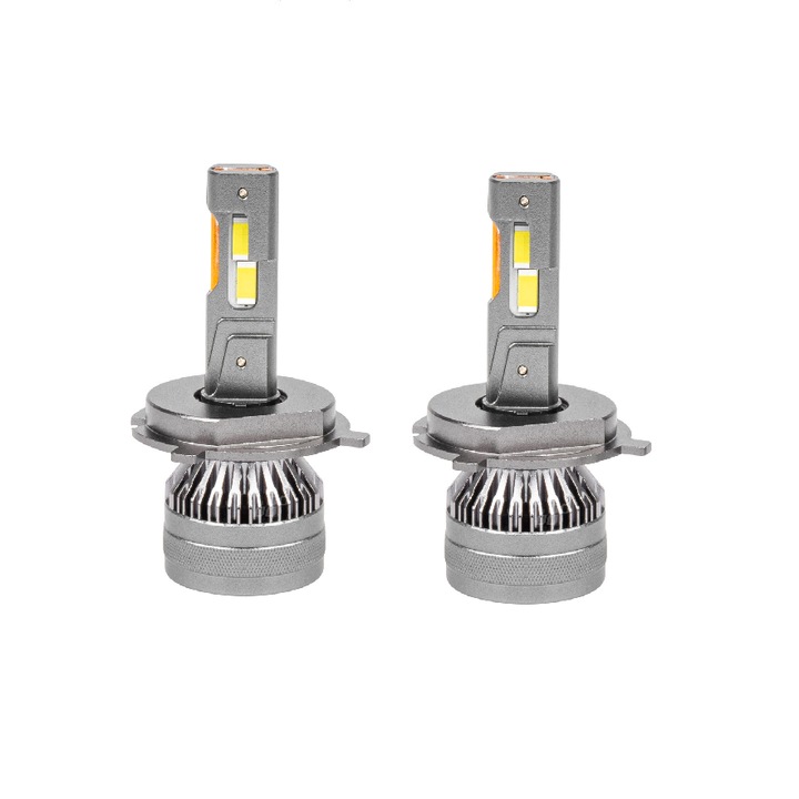 Set 2 becuri LED Canbus, H4 6500K 12/24V