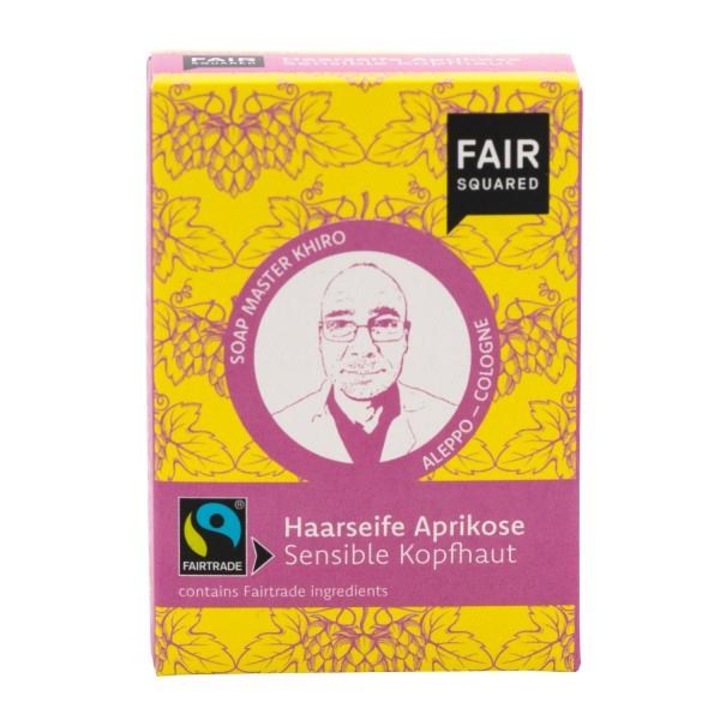 Сапун за коса за чувствителен скалп Fair Squared, Apricot, 80гр