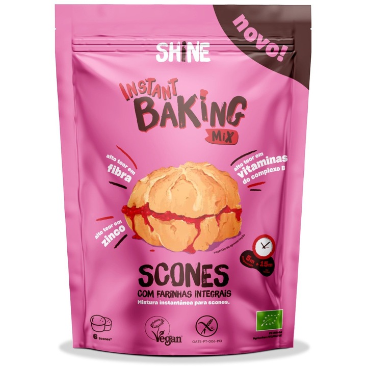 Amestec instant BIO pentru scones Shine, 350 g