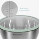 Set 3 boluri din inox cu capac, Navaris, argintiu, 3 dimensiuni, 16 cm, 20 cm, 24 cm