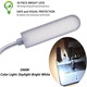 Ergonomikus lámpa 40 LED-es mágnessel varrógépekhez, JENUOS®, Sárga fény, 360 fokos elforgatás, Fehér