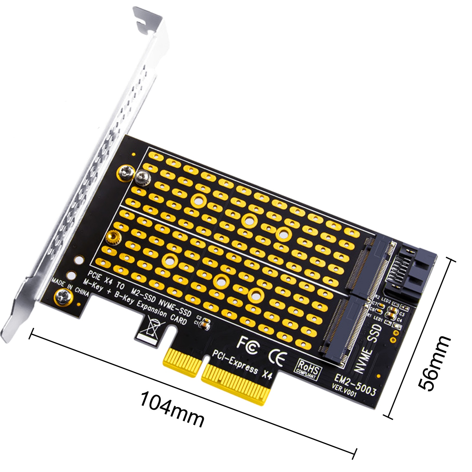 Unitati Ssd Adaptor M.2 NVME SSD la PCIe, Axroad Mall, Unitati SSD 2280, 2260, 2242 ...