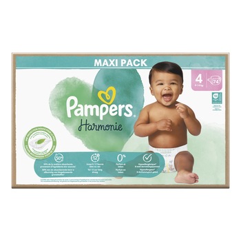 Pampers Harmonie Baby pants, size: 4, 74pcs, 9kg-14kg