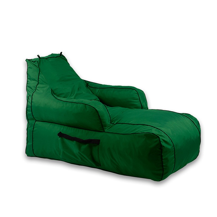 Gaming fotel, Pufrelax Player, Memory Mix szivacs, vízálló, zöld