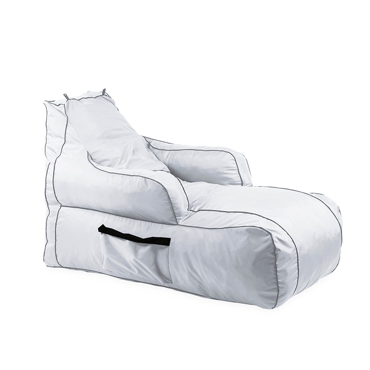 Gaming fotel, Pufrelax Player, Memory Mix szivacs, vízálló, fehér