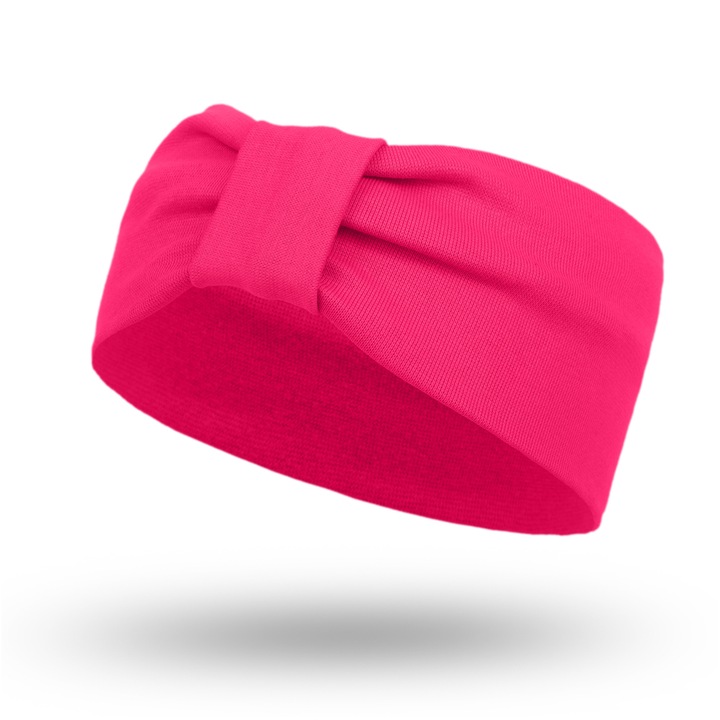 Bentita elastica, cu nod, Pentru copii, Nandy, Fucsia