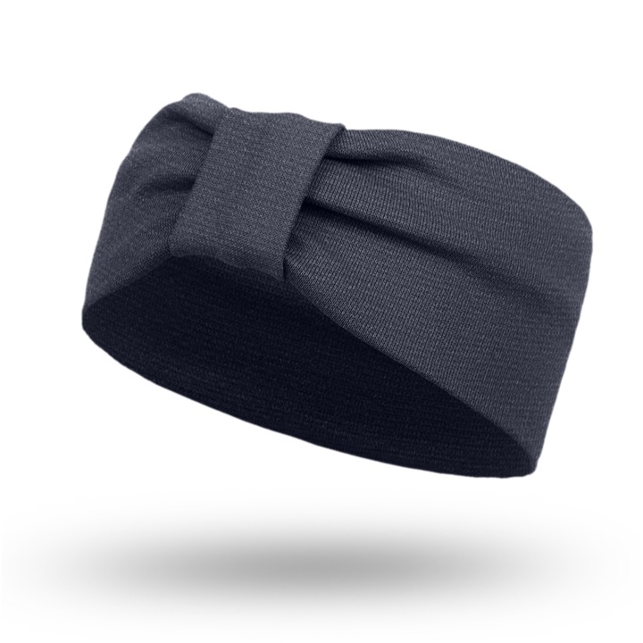 Bentita elastica, cu nod, Pentru Femei, Nandy, Albastru inchis