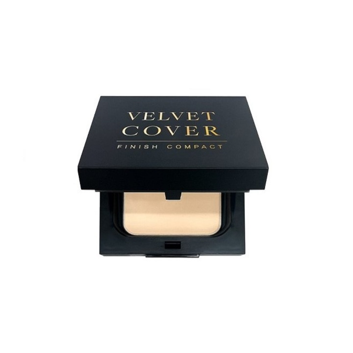 Kompakt púder, Dr Hedison Velvet Cover Finish Compact, világos bézs sz. 21, 14 g