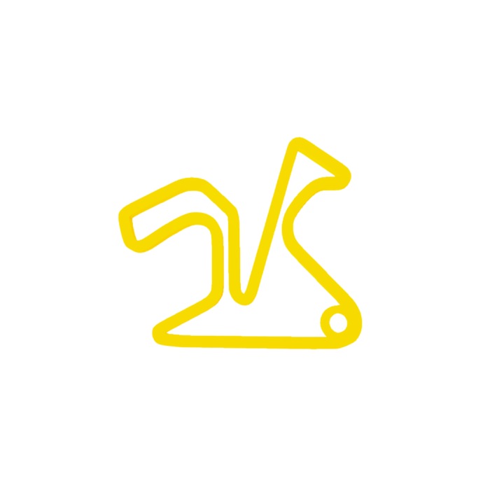 Breloc chei, "FORMULA 1 JEREZ", 45X 50 mm galben