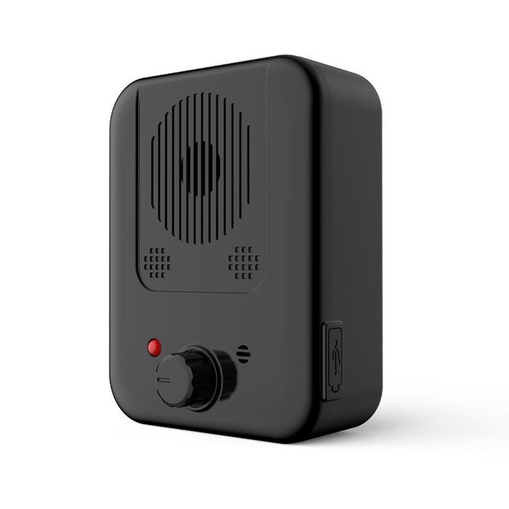 Ултразвуков уред против лай, Водоустойчив, Черен