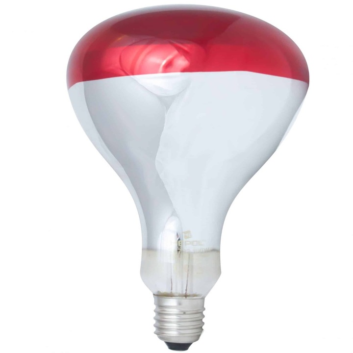 Bec cu infrarosu LOHUIS incalzire, 150W, rosu