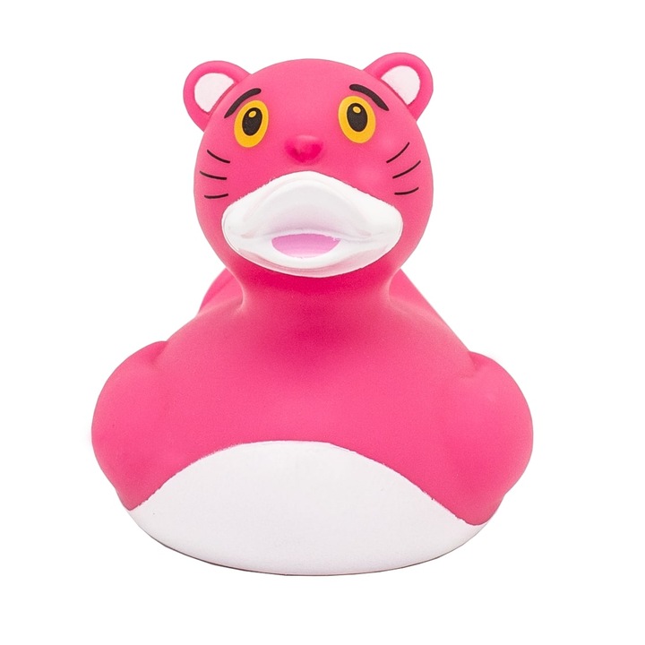 Fürdőjáték, Rózsaszín Párduckacsa LILALU, 8,5 cm