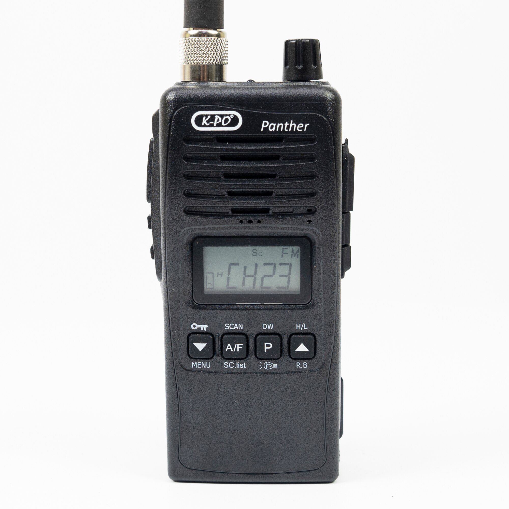 PNI Escort HP 72 hordozható CB rádió, multi-standard, 4W, AM-FM, 6-szintű állítható ASQ, Dual Watch, Scan, Lock, Roger Beep