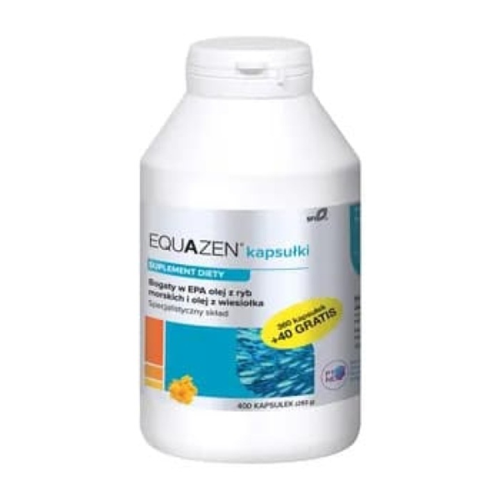 Supliment alimentar QPHARMA Equazen, EPA/DHA/GLA, 400 buc (360+40 buc)