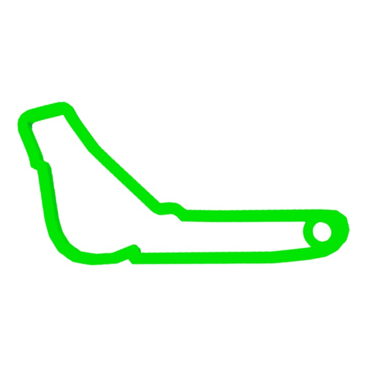 Breloc chei, "FORMULA 1 MONZA", 36X 60 mm verde