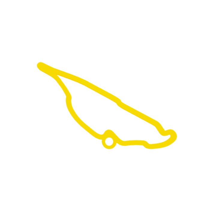 Breloc chei, "FORMULA 1 MONTREAL", 37X 60 mm galben