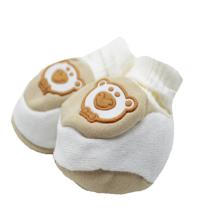 Sosete pentru baieti Mini Junior BTO-36 58808, Maro, 56-62 CM