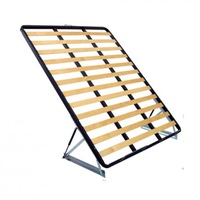 Somiera pat Eco 160x200 cm, cu sistem rabatare, 13 lamele lemn, cadru metal