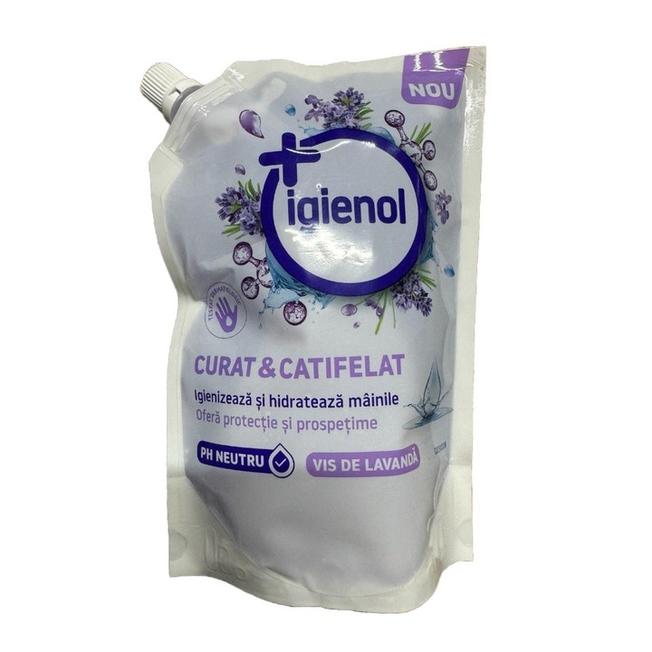 Set 3 x Rezerva Sapun Lichid, Igienol, Vis de Lavanda, 500 ml