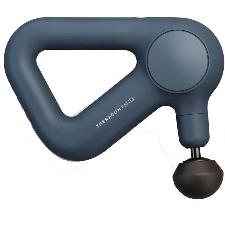 Уред за масаж Therabody Theragun Relief Navy TG0003968-3A40, 3 скорости, LED индикатор, Приложение Therabody, Син
