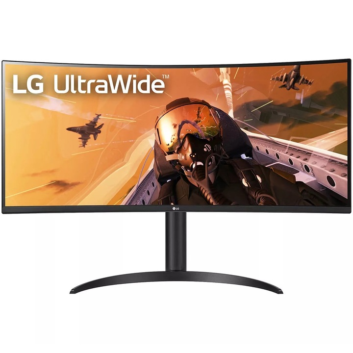 LG UltraWide LED monitor, 34" VA, 21:9, 3440x1440, 5ms, 160Hz, 300cd, HDMI x 2, DisplayPort, HDR10, USB-C, hangszóró, fekete