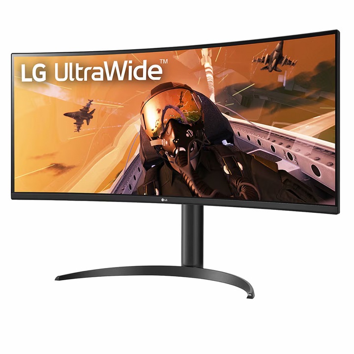 LG UltraWide LED monitor, 34" VA, 21:9, 3440x1440, 5ms, 160Hz, 300cd, HDMI x 2, DisplayPort, HDR10, USB-C, hangszóró, fekete