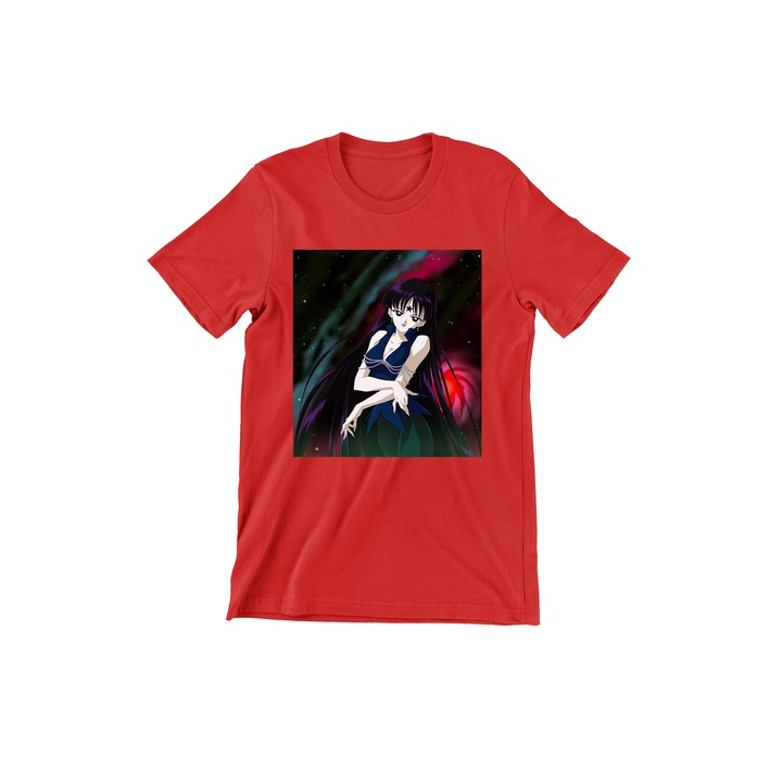 Tricou Copii Prestige-Boutique, Sailor Moon, Mistress 9 Black star, Rosu