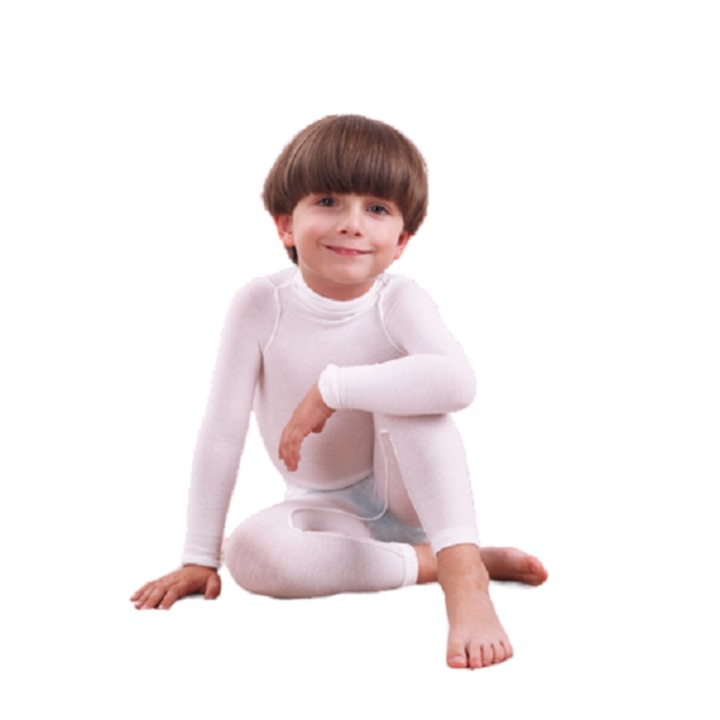 Psoriasis, ekcema, atopias dermatitisz elleni polo, Comfifast, Easywrap, gyerekeknek, feher`1, Fehér