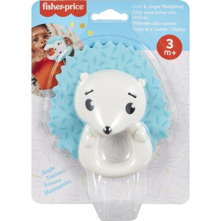 Fogzási játék, csörgő Fisher Price, MTHJW11 Hedgehogs