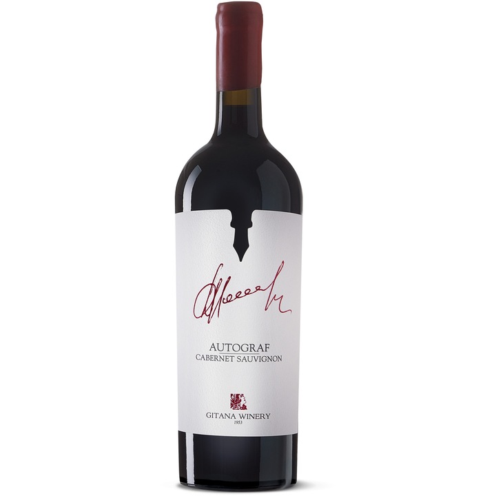 Vin Rosu Gitana Autograf Cabernet Sauvignon, Sec,0.75l