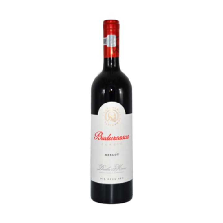 Budureasca Classic Merlot vörösbor, száraz, 0, 75l