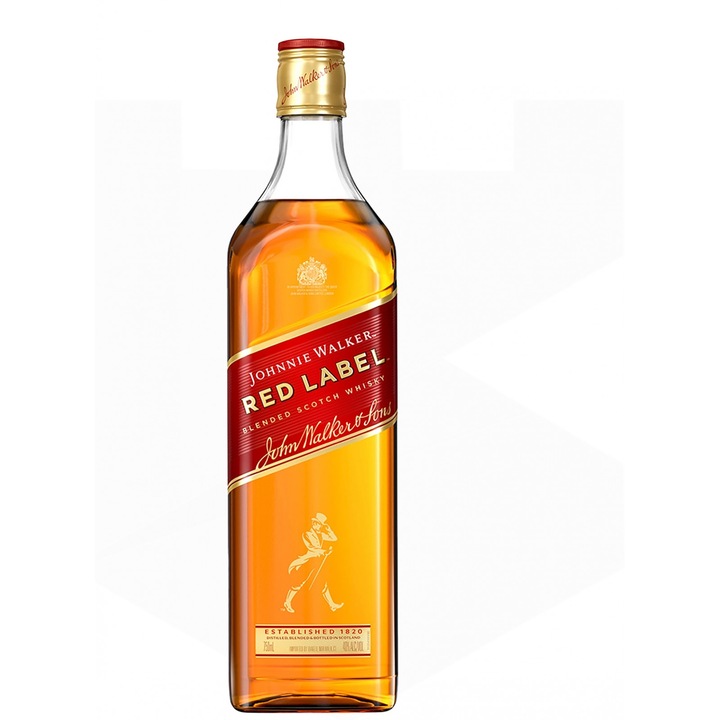 JOHNNIE WALKER RED LABEL kevert skót whisky 40%, 0,7 l