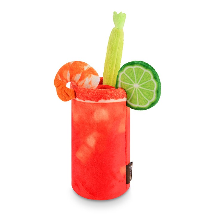 Jucarie cu sunete pentru caini P.L.A.Y. Barking Brunch-Mini, cocktail 18 cm