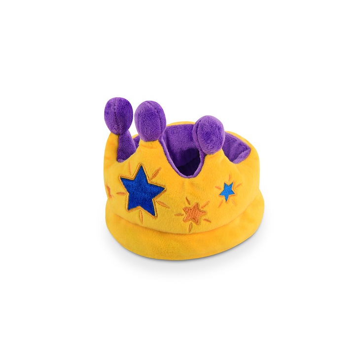 Hangos játék kutyáknak PLAY Party Time-Mini, korona 9 cm