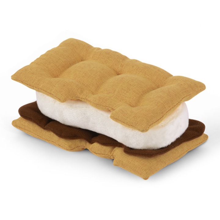 Jucarie cu sunete pentru caini P.L.A.Y. Camp Corbin, sandwich 17 cm