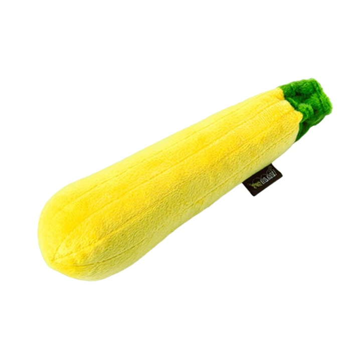 Jucarie cu sunete pentru caini P.L.A.Y. Garden Fresh, dovlecel 24 cm