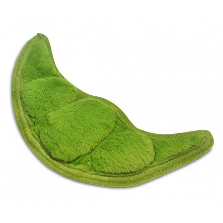 Jucarie cu sunete pentru caini P.L.A.Y. Garden Fresh-Mini, pastaie mazare 18 cm