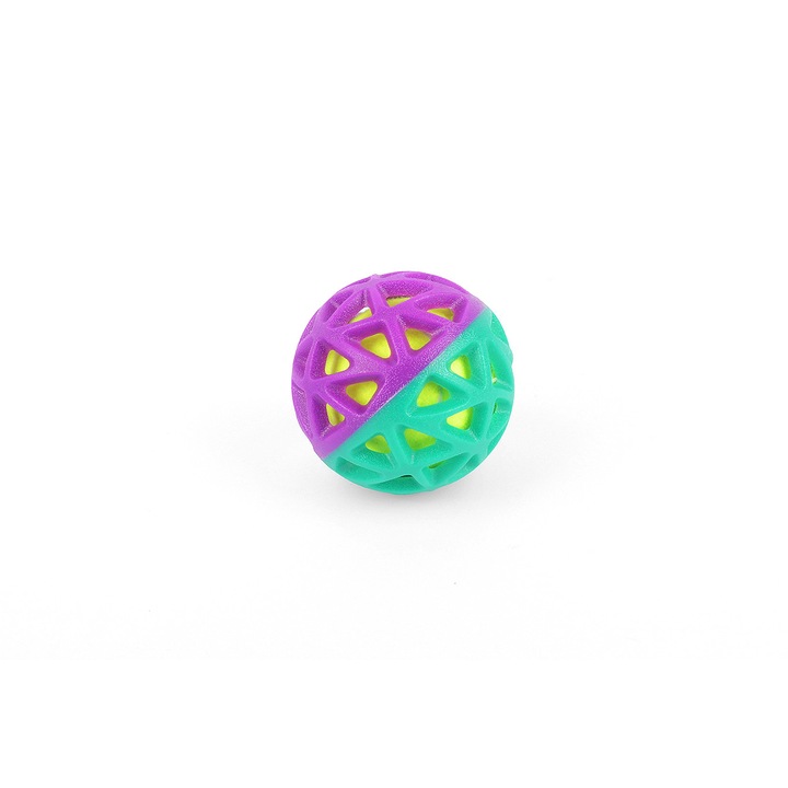 Befogó labda PLAY Astro Ball Nebula, zöld-lila, 8 cm