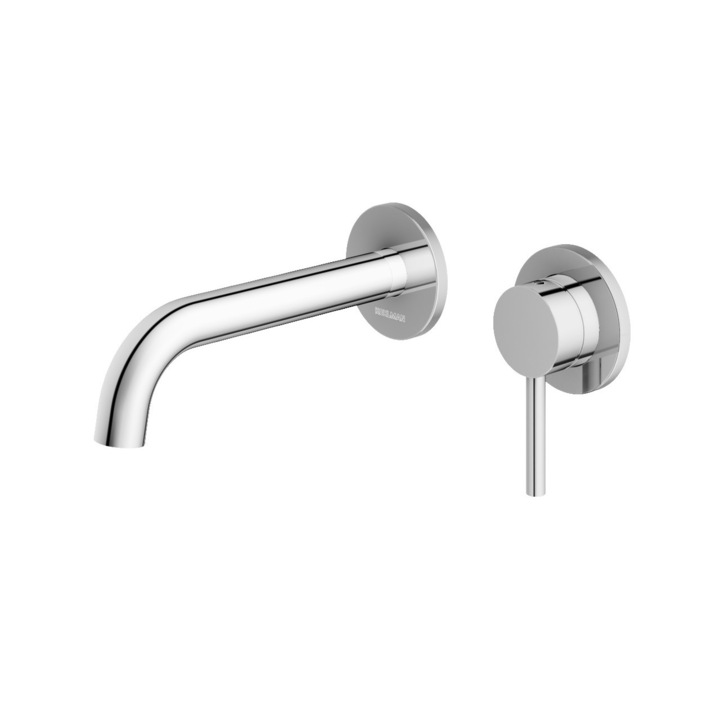 Fali mosdócsaptelep, Kohlman, Axel QW180A, Sárgaréz, Króm