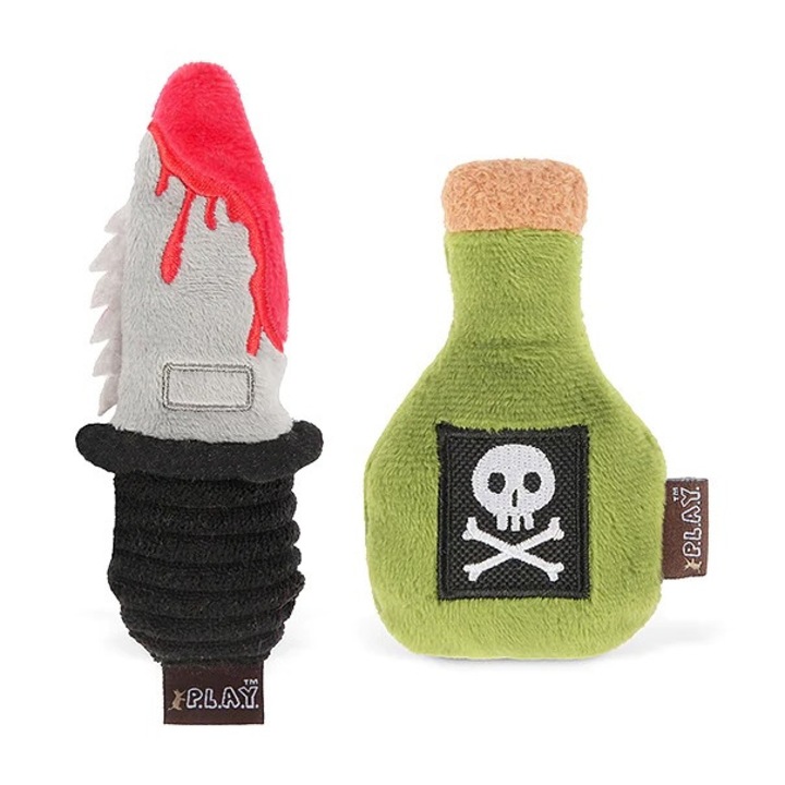 Jucarie pentru pisici P.L.A.Y. Feline Frenzy Killer Cat, Deadly Duo 2 bucati