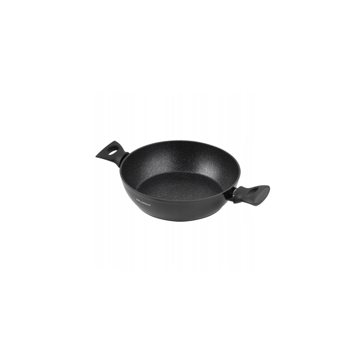 Тенджера с алуминиев капак, бачелин дръжки, 28см, 3.5л, черна, Magnum Florina