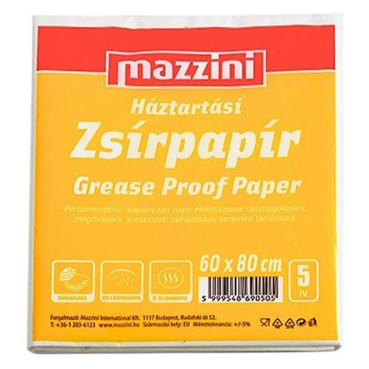 Hartie rezistenta la grasime MAZZINI 60x80cm 5 coli/pachet