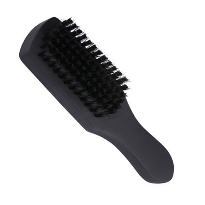 Perie, L3VEL3, Cauciuc/Lemn, 18x5cm, Negru