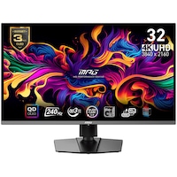 Monitor LED MSI MPG 321URX QD-OLED 31.5", UHD, 0.03ms, 240 Hz, Negru