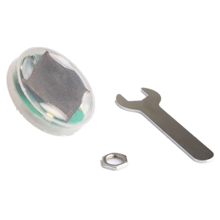 Set 4 lumini roti auto, Senzor de miscare, Energie solara, LED, Rezistent la coroziune, Multicolor