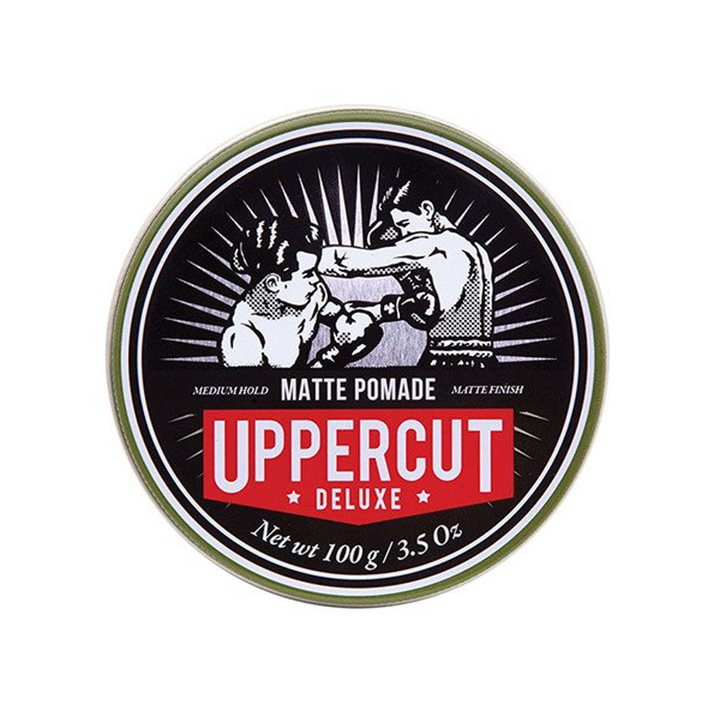 Ceara de par Uppercut Matt pomade, finisaj mat, fixare medie, 100g
