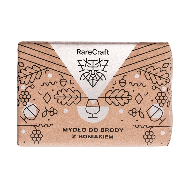Szakállszappan, RareCraft, Cognac, 110g