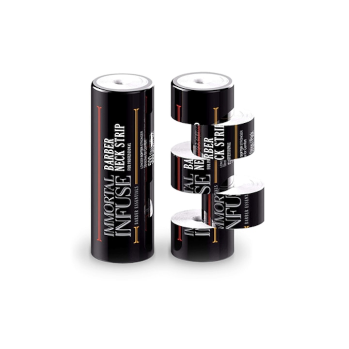 Set 5 role pentru gat, Immortal, Hartie, 5x100 buc, Alb