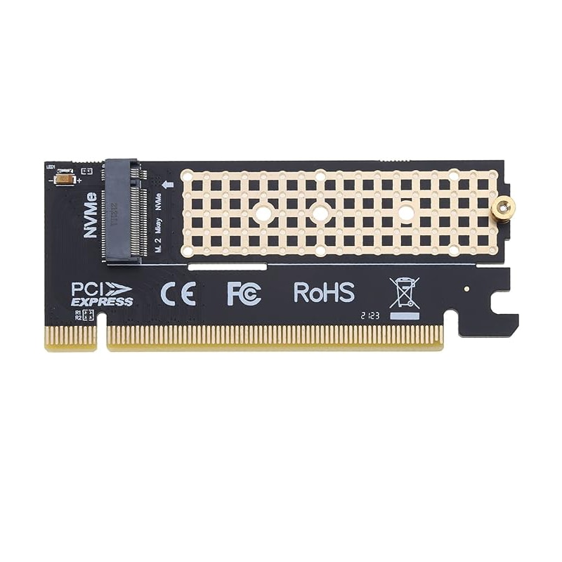 Adapter, kompatibilis az SSD M-key M2-vel, fekete - eMAG.hu
